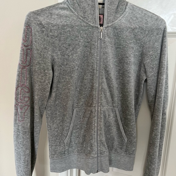 Juicy Couture velour tracksuit - hoodie & bottom - Picture 2 of 7